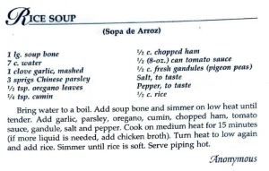 Rice Soup