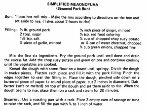 Simplified Meaonopuaa (Steamed Pork Bun)