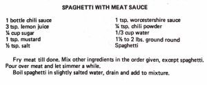 Spaghetti with Meat Sauce