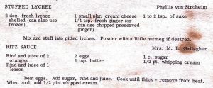 Stuffed Lychee