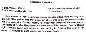 Stuffed Wieners