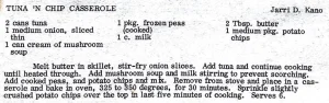 Tuna ‘N Chip Casserole