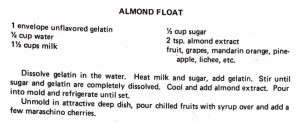 Almond Float