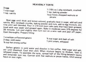 Heavenly Torte