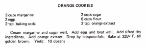 Orange Cookies