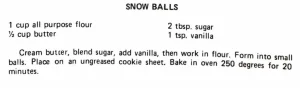 Snowballs