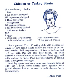 Chicken or Turkey Strata