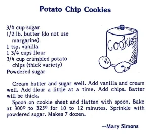 Potato Chip Cookies