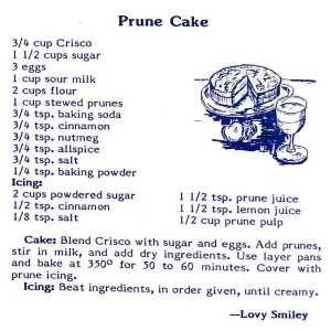 Prune Cake