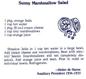 Sunny Marshmallow Salad