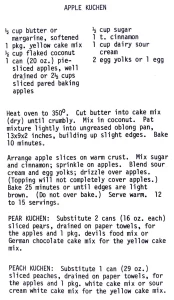 Apple Kuchen