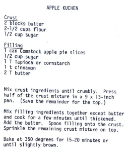 Apple Kuchen