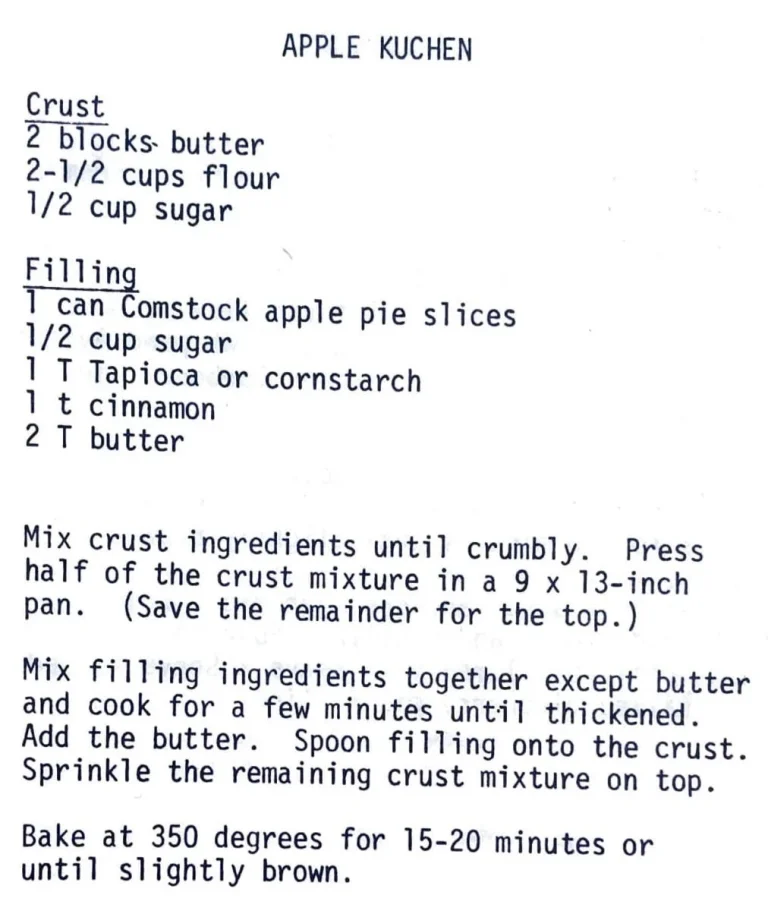 Apple Kuchen