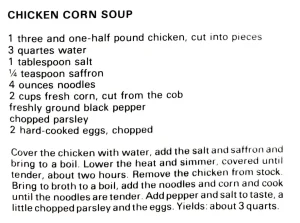 Chicken Corn Soup