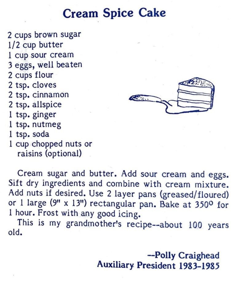 Cream Spice Cake