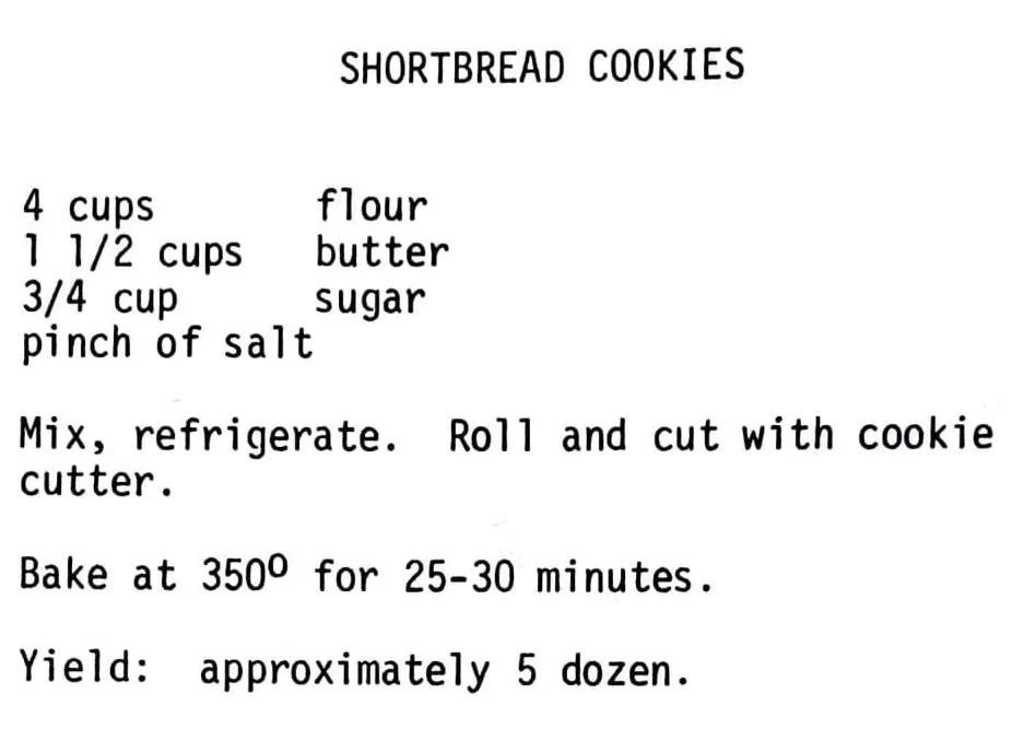 Shortbread Cookies - Kau Kau Chronicles