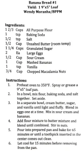Banana Bread #1