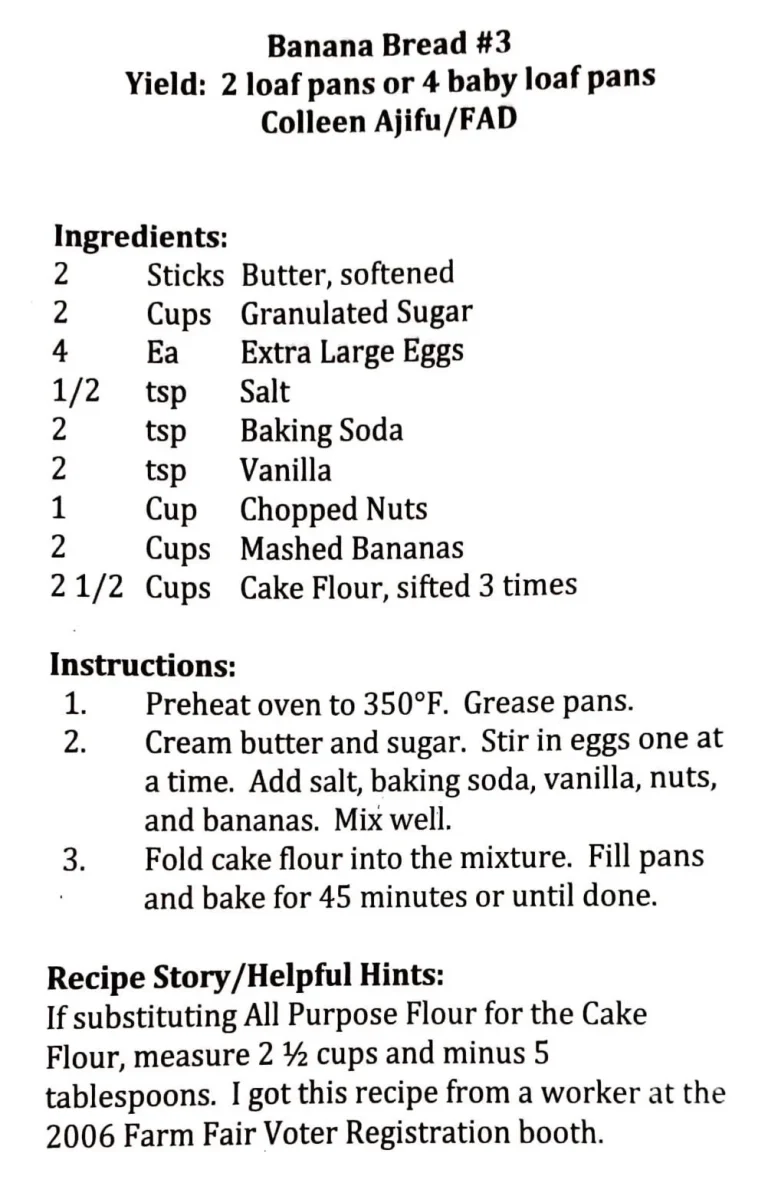 Banana Bread #3