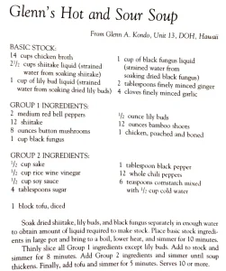 Glen’s Hot and Sour Soup