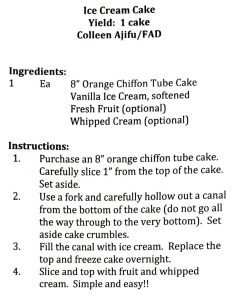 Ice Cream Cake