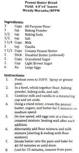 Peanut Butter Bread