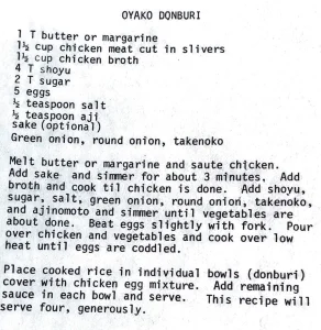 Oyako Donburi