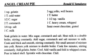 Angel Cream Pie