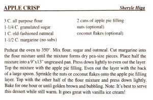 Apple Crisp