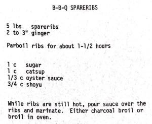 B-B-Q Spareribs