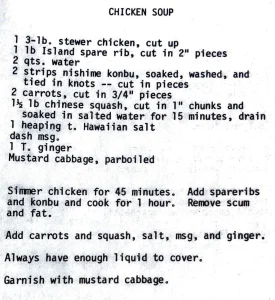 Chicken Soup