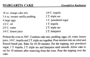 Margarita Cake