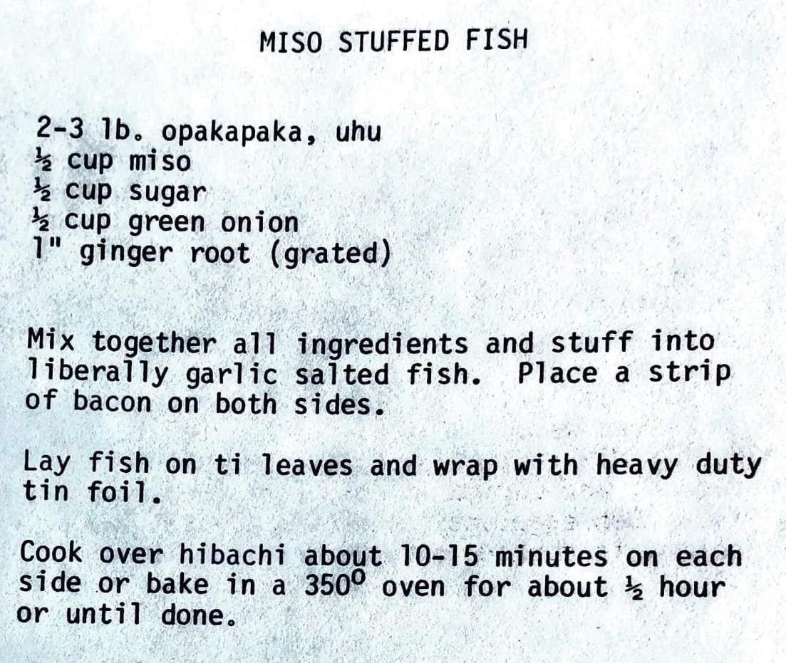 Octonicles Fish Miso Stuffed Fish - Kau Kau Chronicles