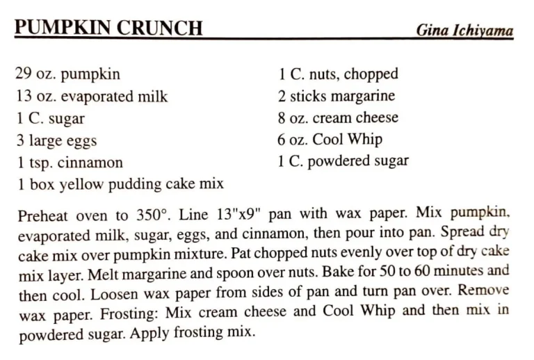 Pumpkin Crunch