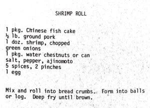 Shrimp Roll