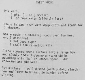 Sweet Mochi