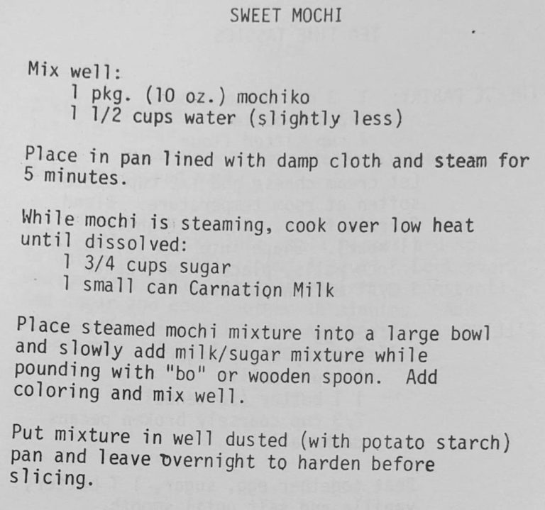 Sweet Mochi