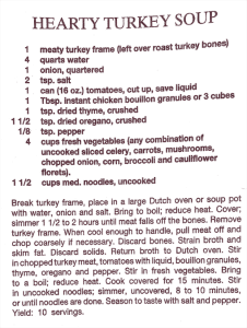 Hearty Turkey Soup