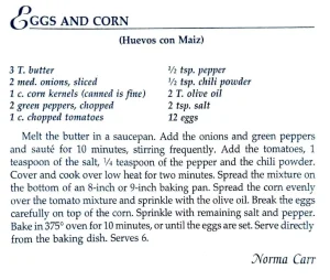 Eggs and Corn (Huevos con Maiz)