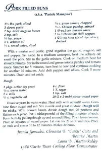 Pork Filled Buns (a.k.a. “Pastele Manapua”)