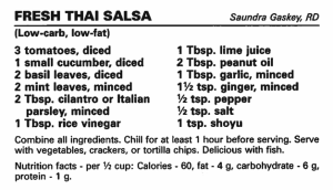 Fresh Thai Salsa