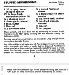 Stuffed Mushrooms