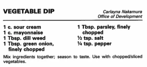 Vegetable Dip