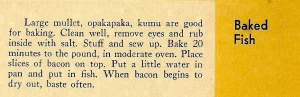 Baked Fish