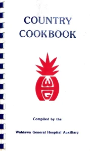 1985: Country Cookbook – Wahiawa General Hospital Auxiliary