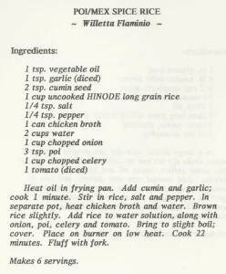 Poi/Mex Spice Rice