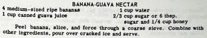 Banana-Guava Nectar