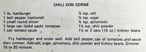 Chili Con Carne