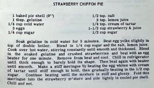 Strawberry Chiffon Cake