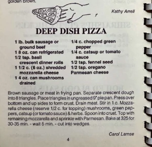 DEEP DISH PIZZA